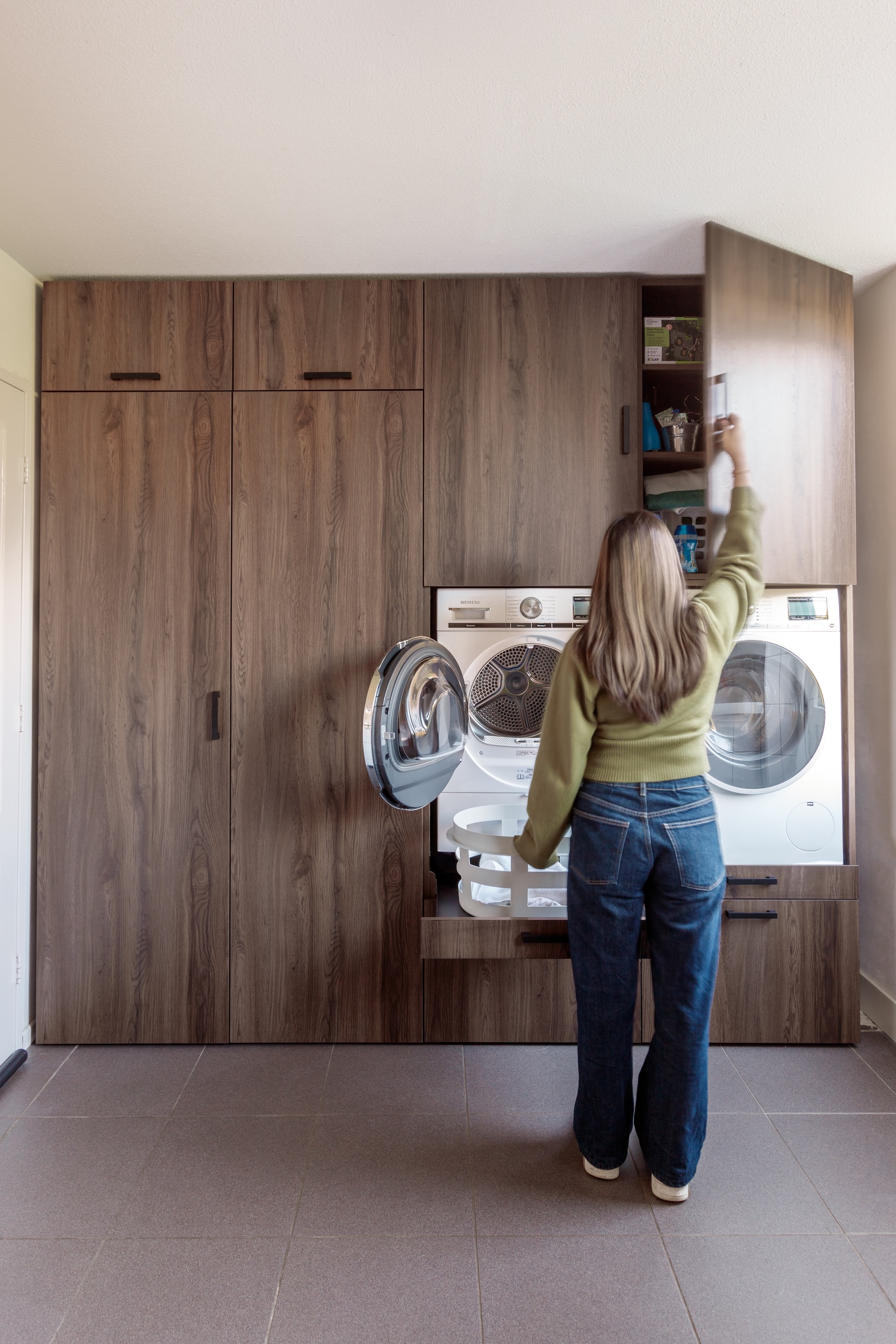 FotoHandige ombouw voor een opgeruimde bijkeuken